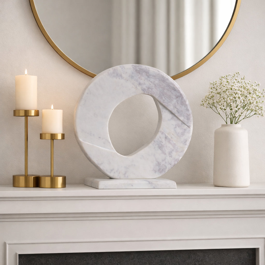 Carverton White Decor — 17″ — additional view