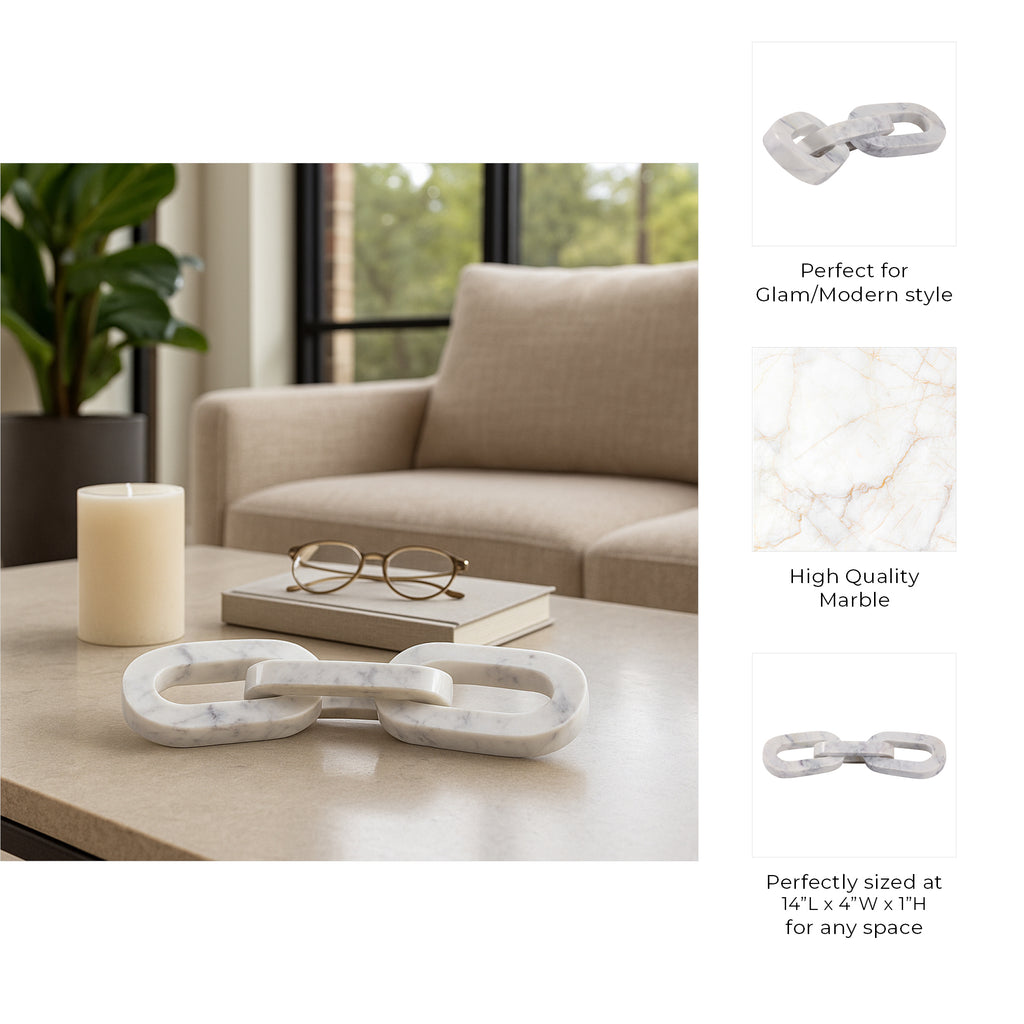 Hendonburn White Decor — 1″ — additional view