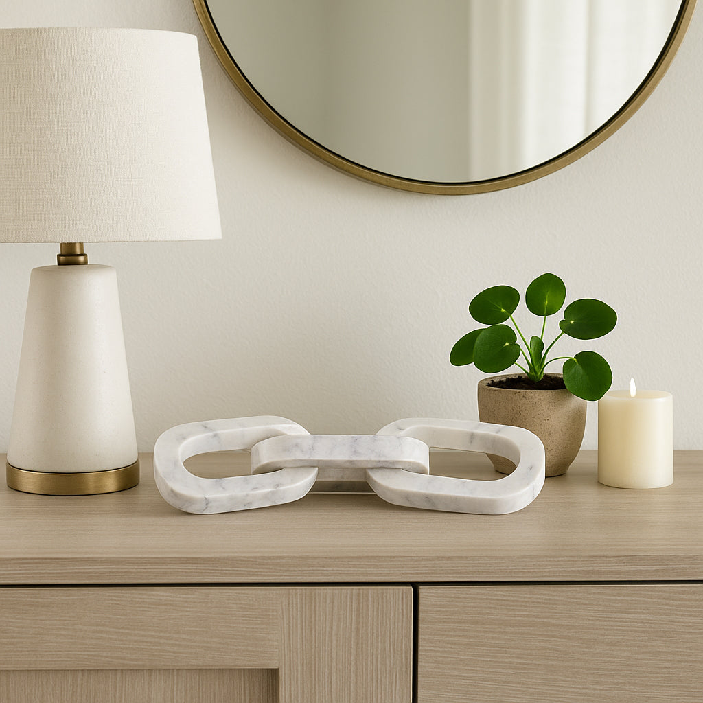 Hendonburn White Decor — 1″ — additional view