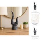Shermanwell Gray Decor — 12″ — additional view