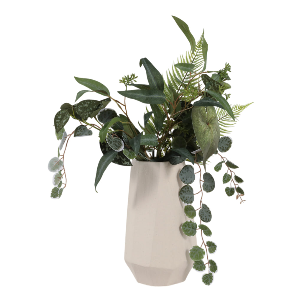 Enochwick White Vase — 11″ — additional view