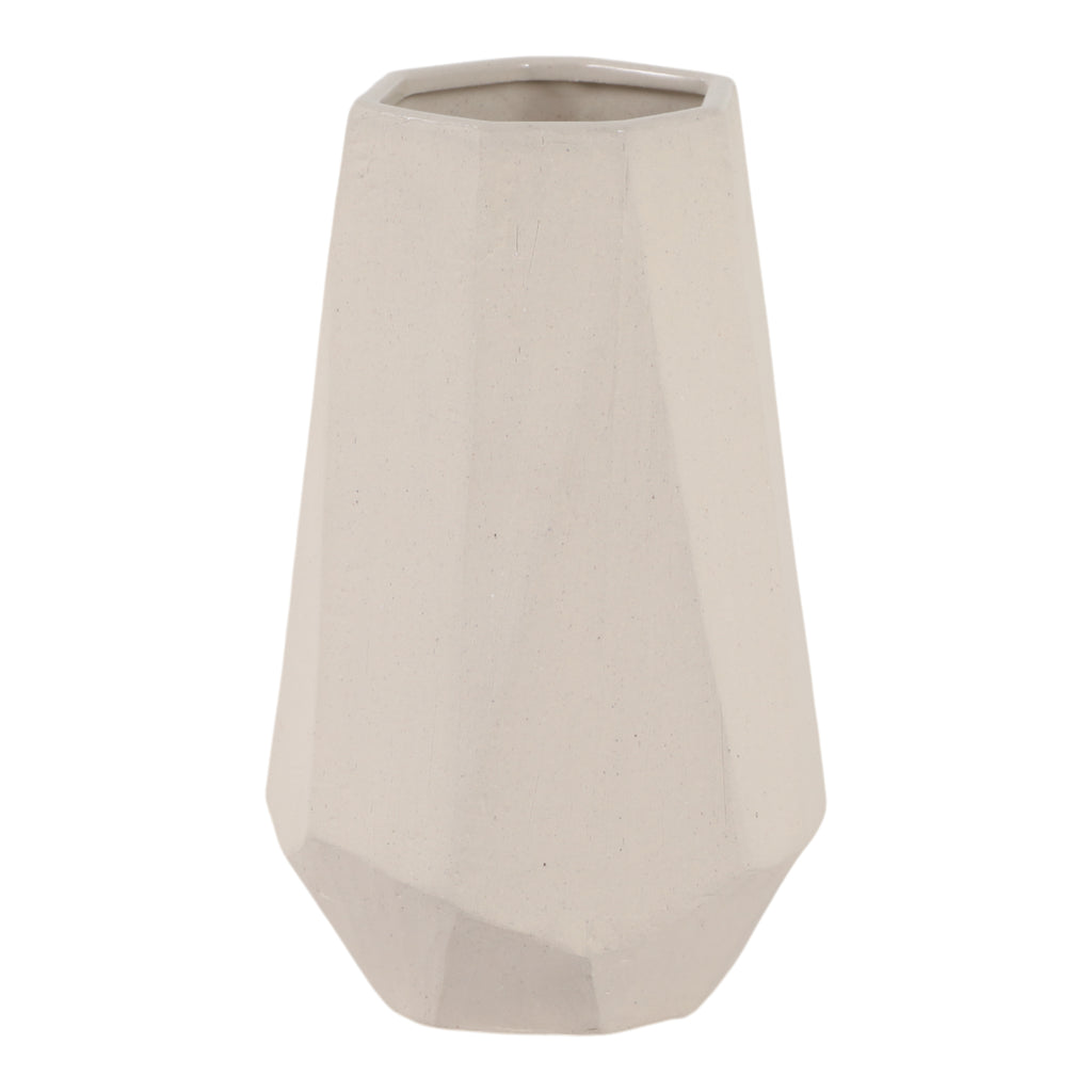Enochwick White Vase — 11″ — additional view