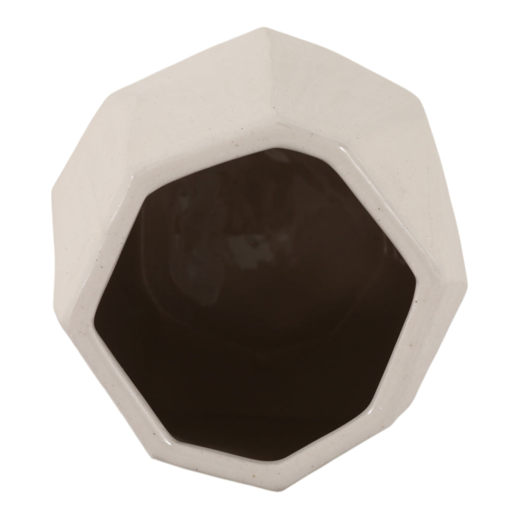Enochwick White Vase — 11″ — additional view
