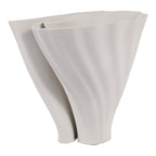 Wrenmore White Vase — 9″ — additional view