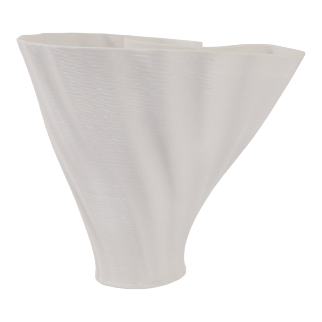 Wrenmore White Vase — 9″ — additional view