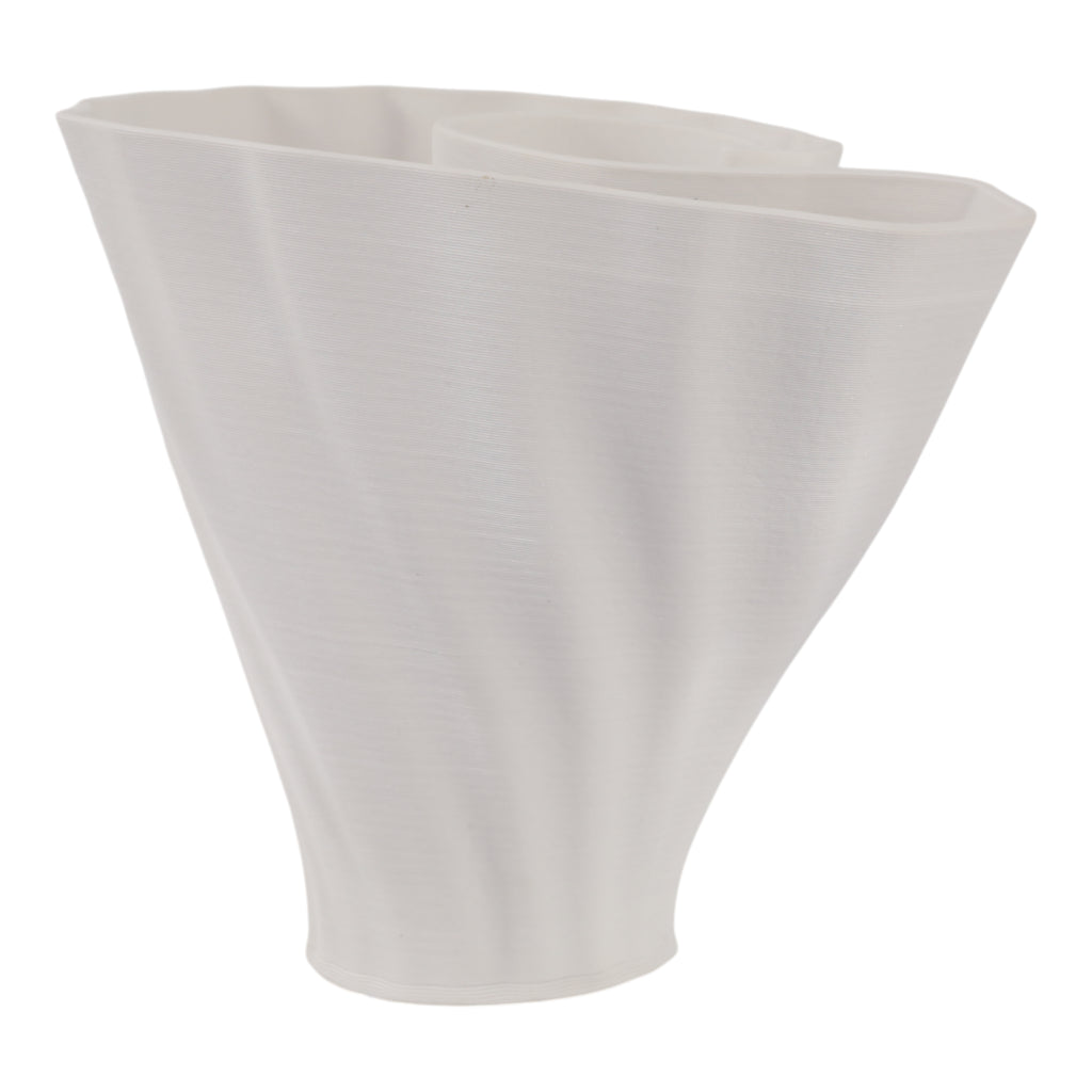 Wrenmore White Vase — 9″ — additional view