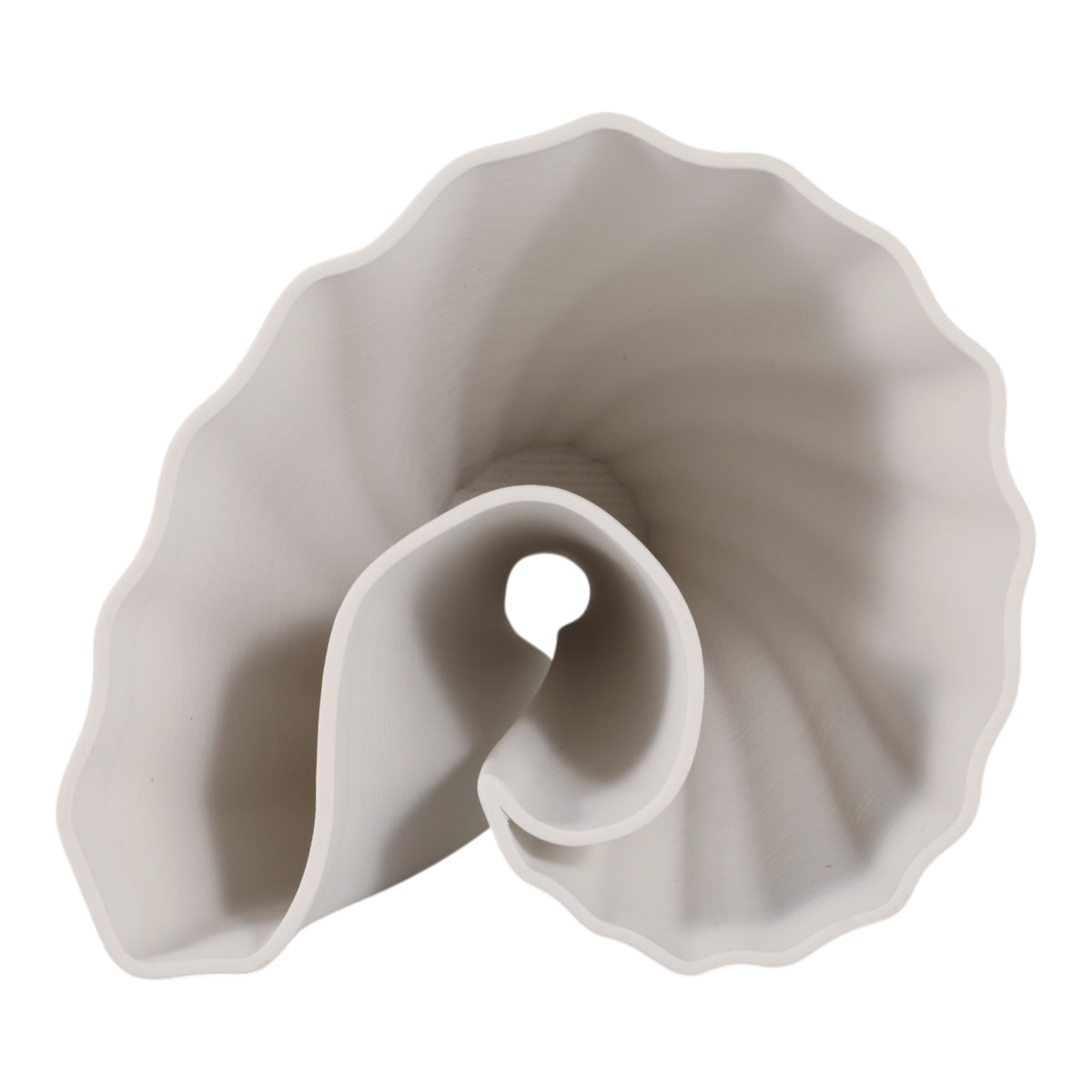 Wrenmore White Vase — 9″ — additional view