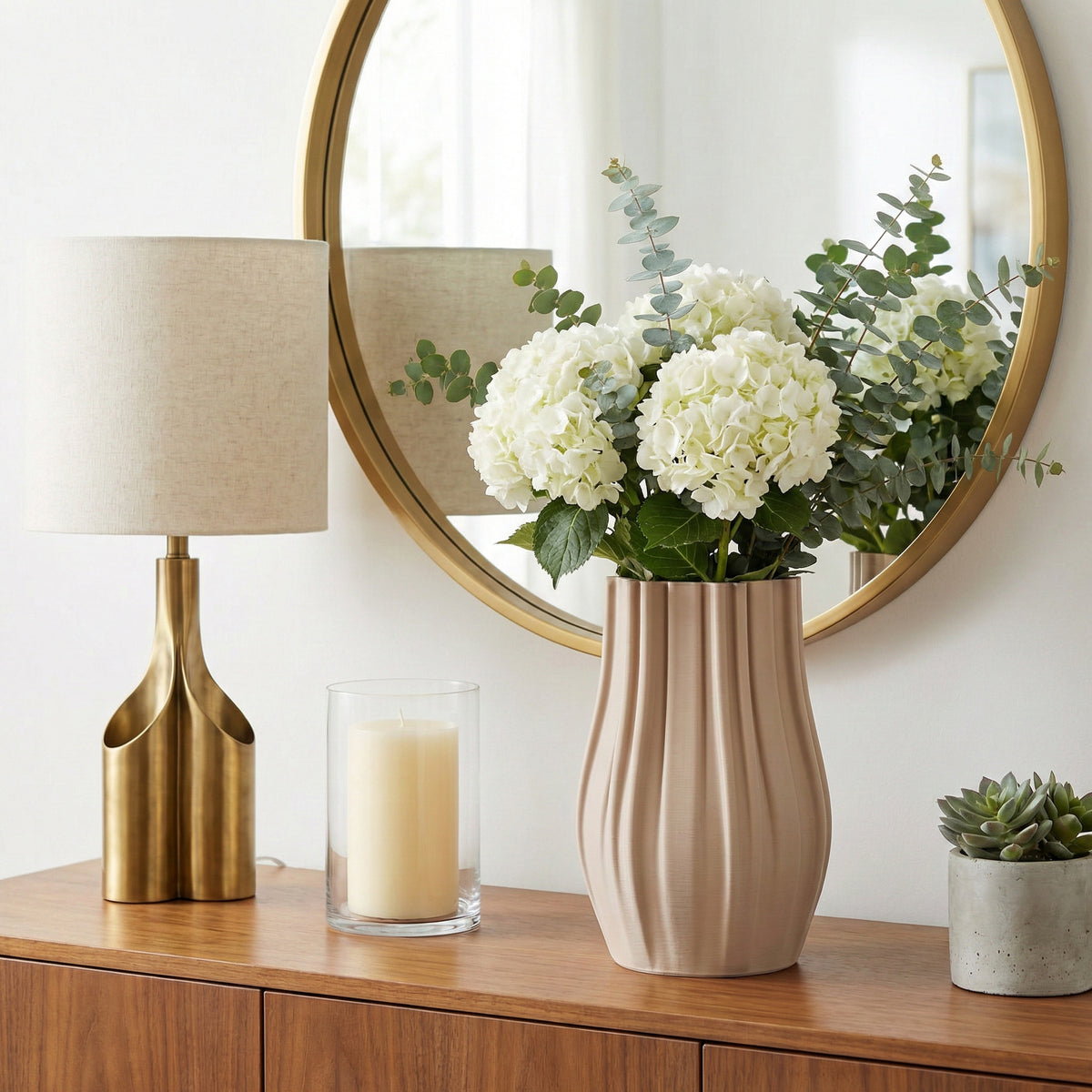 Blainewell Ivory Vase — 11″ — additional view