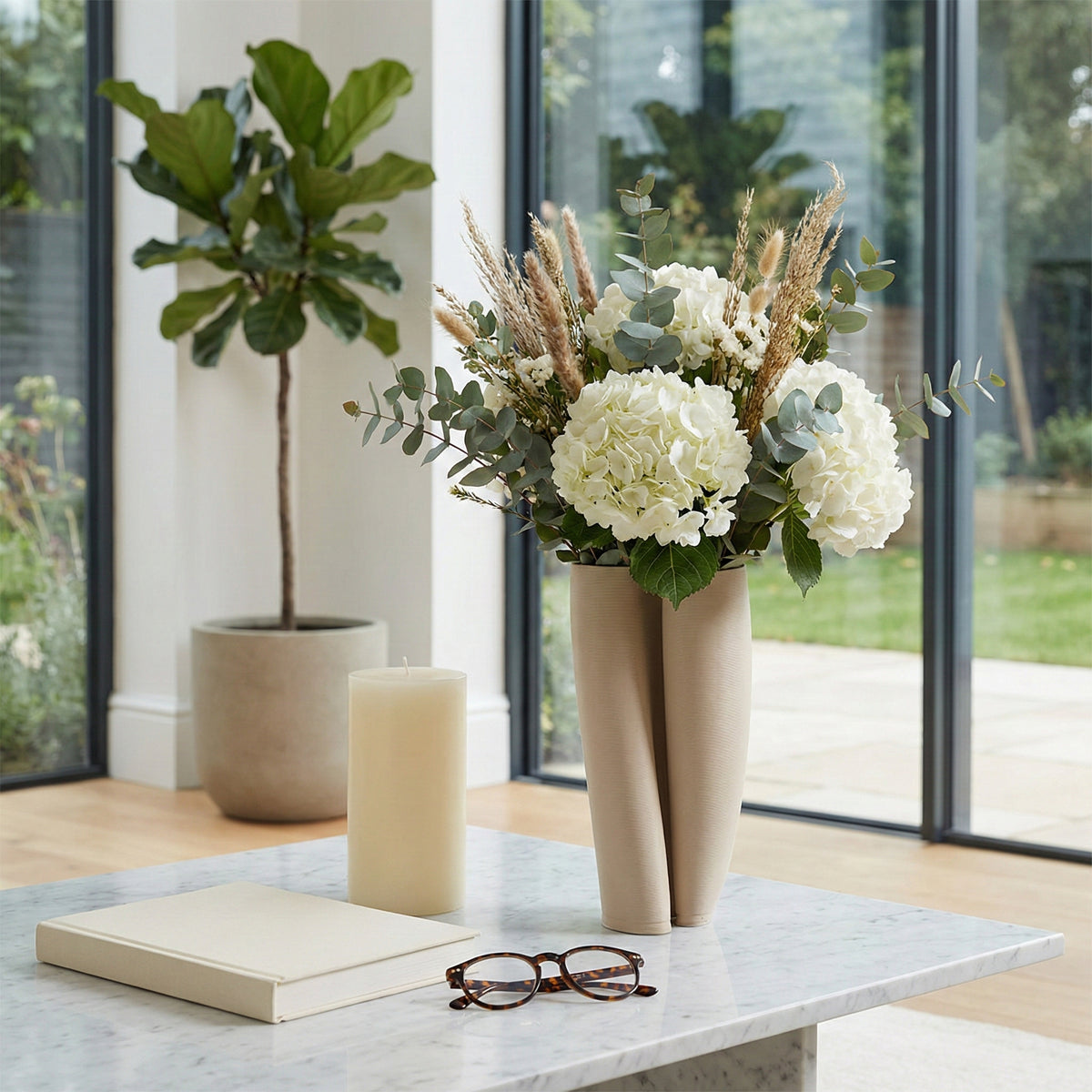 Jaderidge Ivory Vase — 11″ — additional view