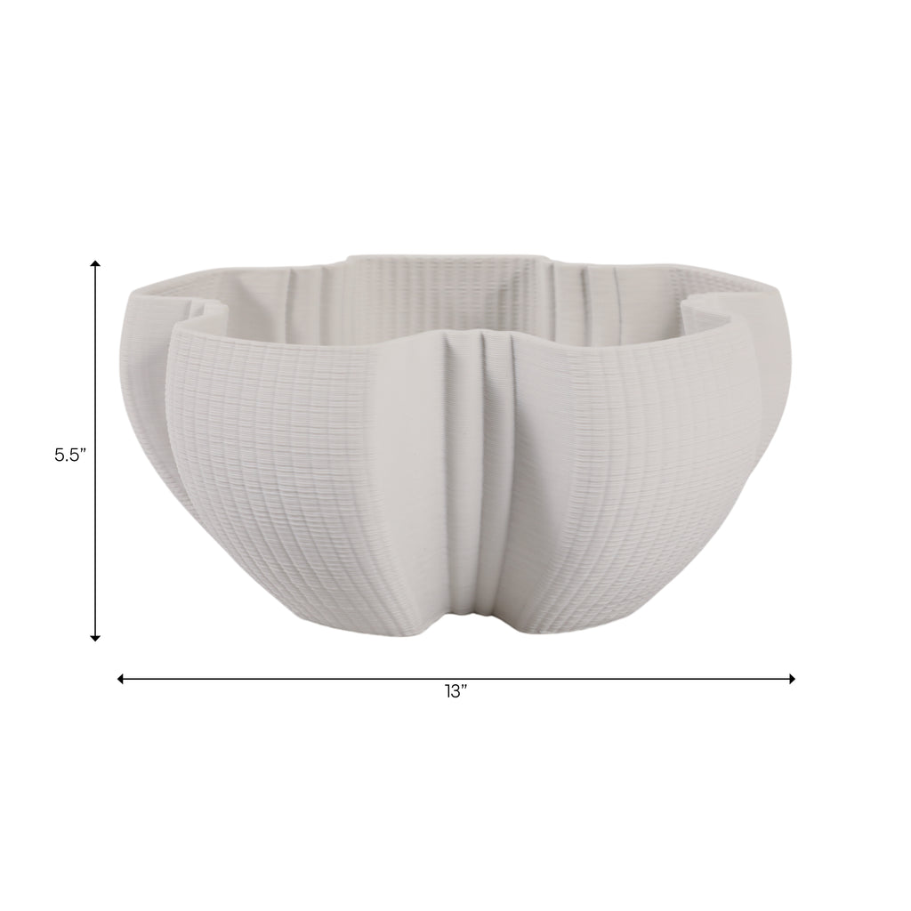 Morrisley White Bowl — 6″ — additional view