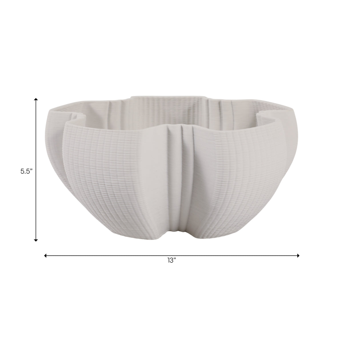 Morrisley White Bowl — 6″ — additional view