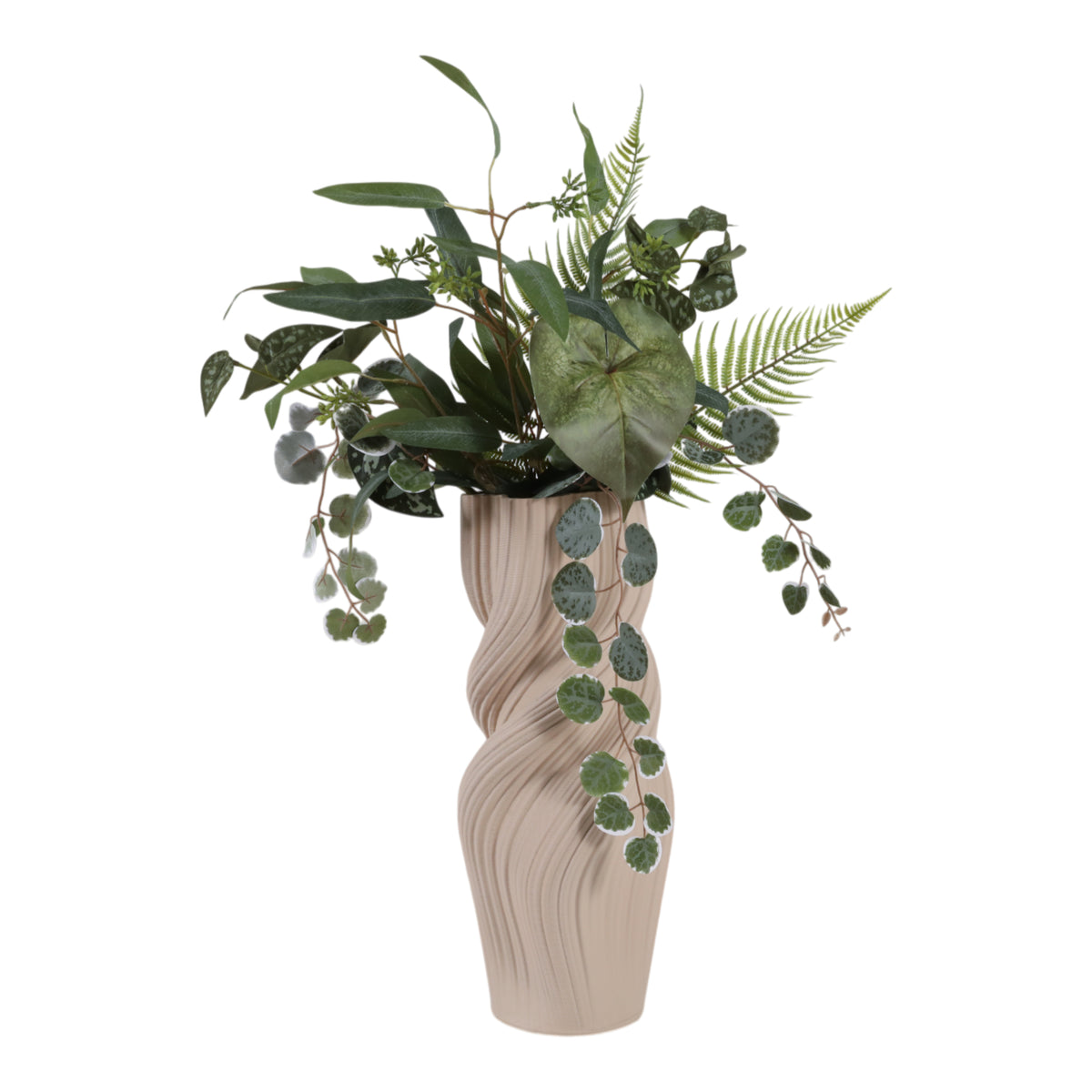 Rossport Tan Vase — 16″ — additional view