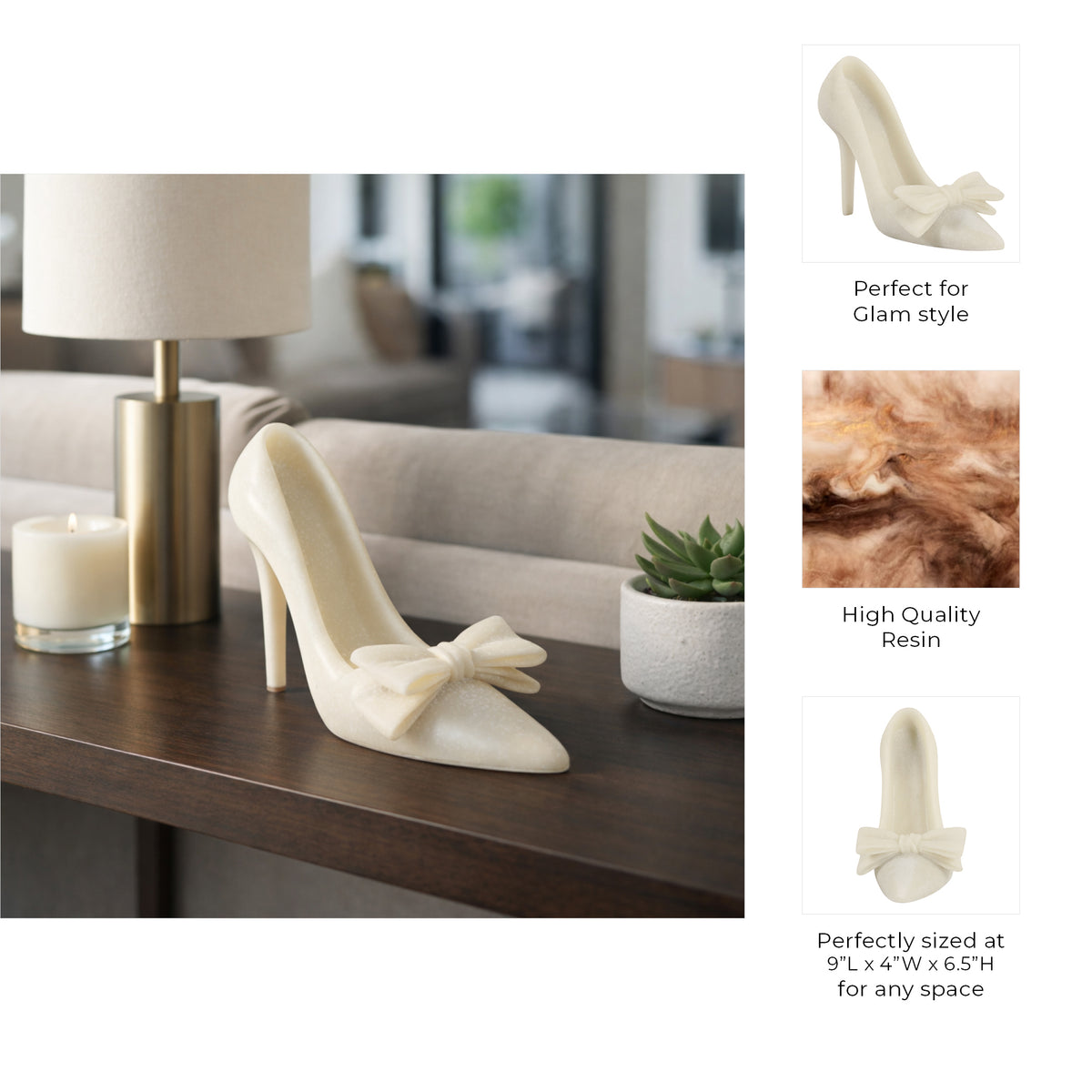 Tiptonwell White Decor — 7″ — additional view
