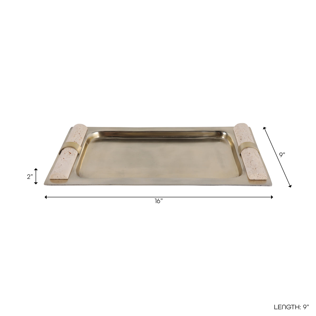 Bartonbrook Silver Tray — 2″ — additional view