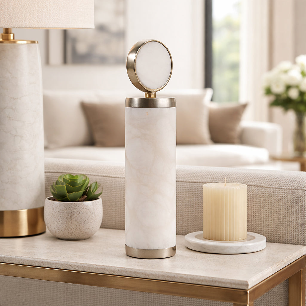 Chesterwell White Decor — 12″ — additional view
