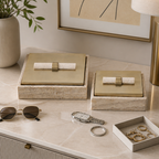 Bayardwood Set of 2 Gold Boxes — 4″ — additional view