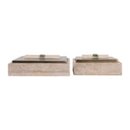 Bayardwood Set of 2 Gold Boxes — 4″ — additional view