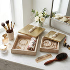 Bayardwood Set of 2 Gold Boxes — 4″ — additional view