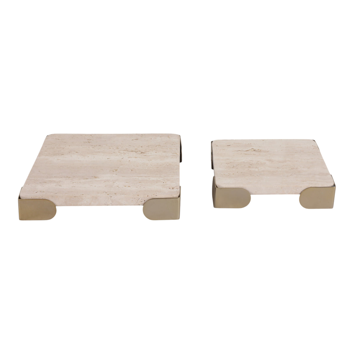 Janeview Set of 2 Ivory Tray — 2″ — additional view