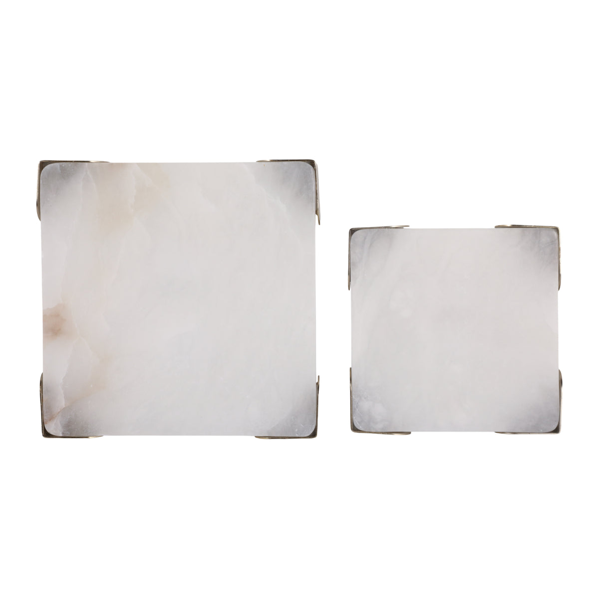 Janeview Set of 2 White Tray — 2″ — additional view