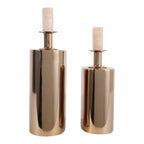 Beldenmore Set of 2 Gold Jars — 14″ — additional view