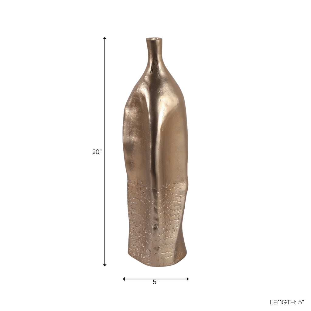 Sagebeach Gold Vase — 20″ — additional view