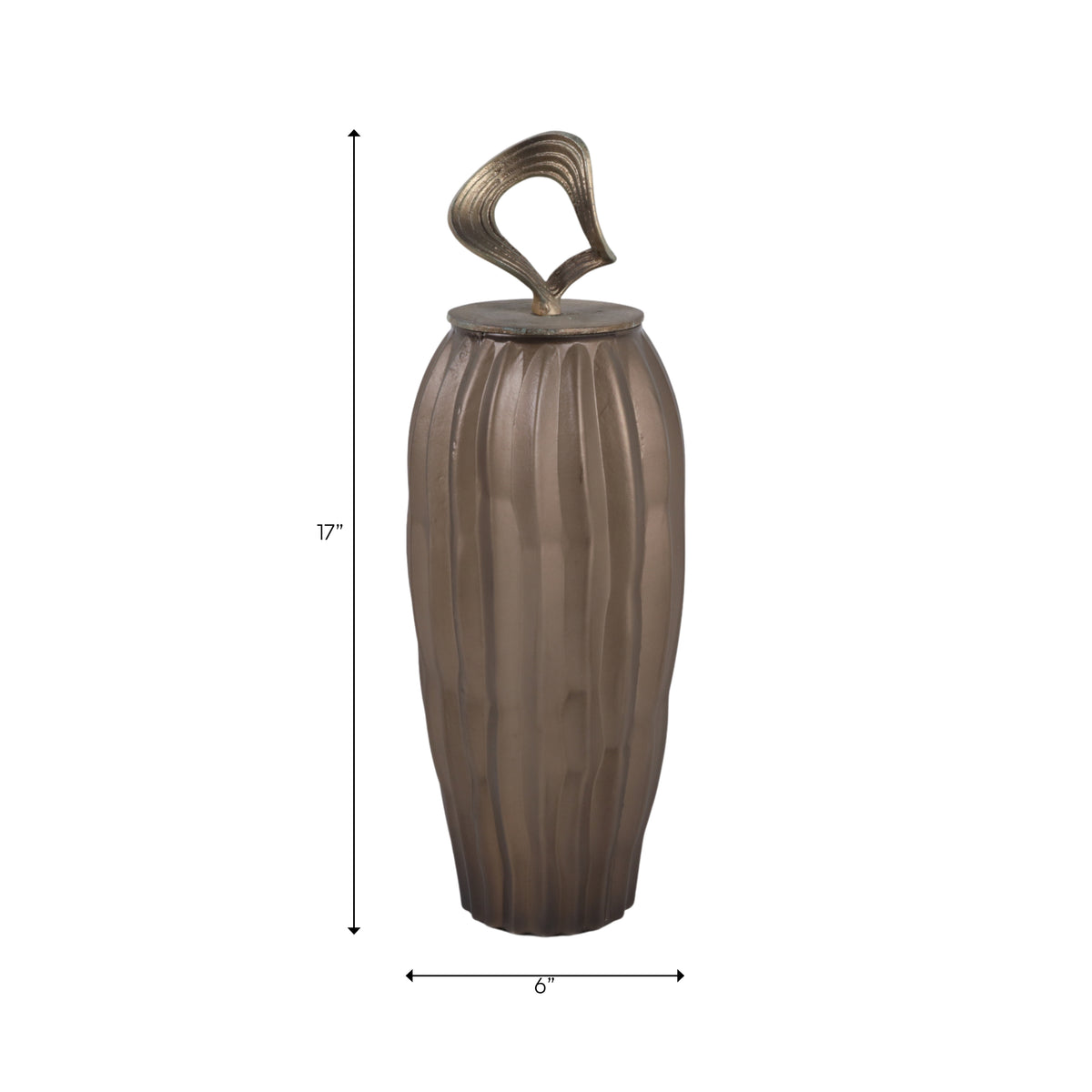 Shaywell Gray Jar — 17″ — additional view