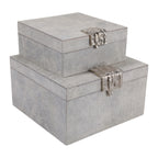 Cannonmoor Set of 2 Silver Boxes — 5″ — additional view