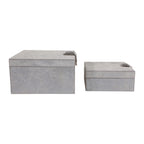 Cannonmoor Set of 2 Silver Boxes — 5″ — additional view