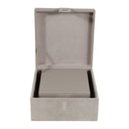 Bentonbeach Set of 2 Ivory Boxes — 5″ — additional view