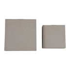 Bentonbeach Set of 2 Ivory Boxes — 5″ — additional view