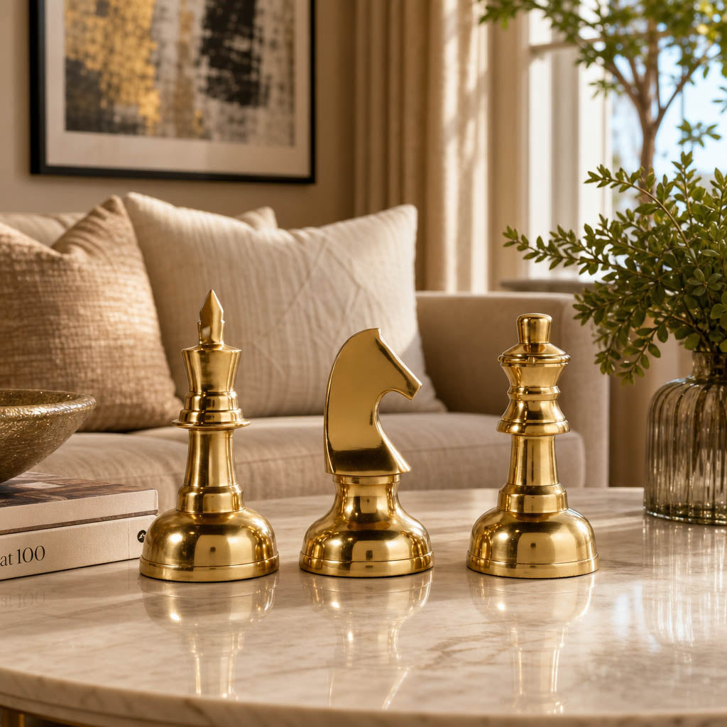 Castonholm Set of 3 Gold Decor — 10″ — additional view
