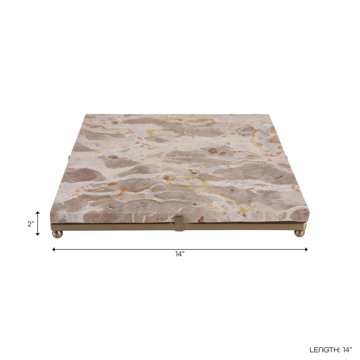 Everton Tan Tray — 2″ — additional view