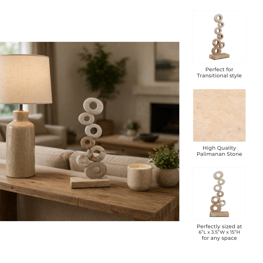 Daytonham Ivory Decor — 15″ — additional view