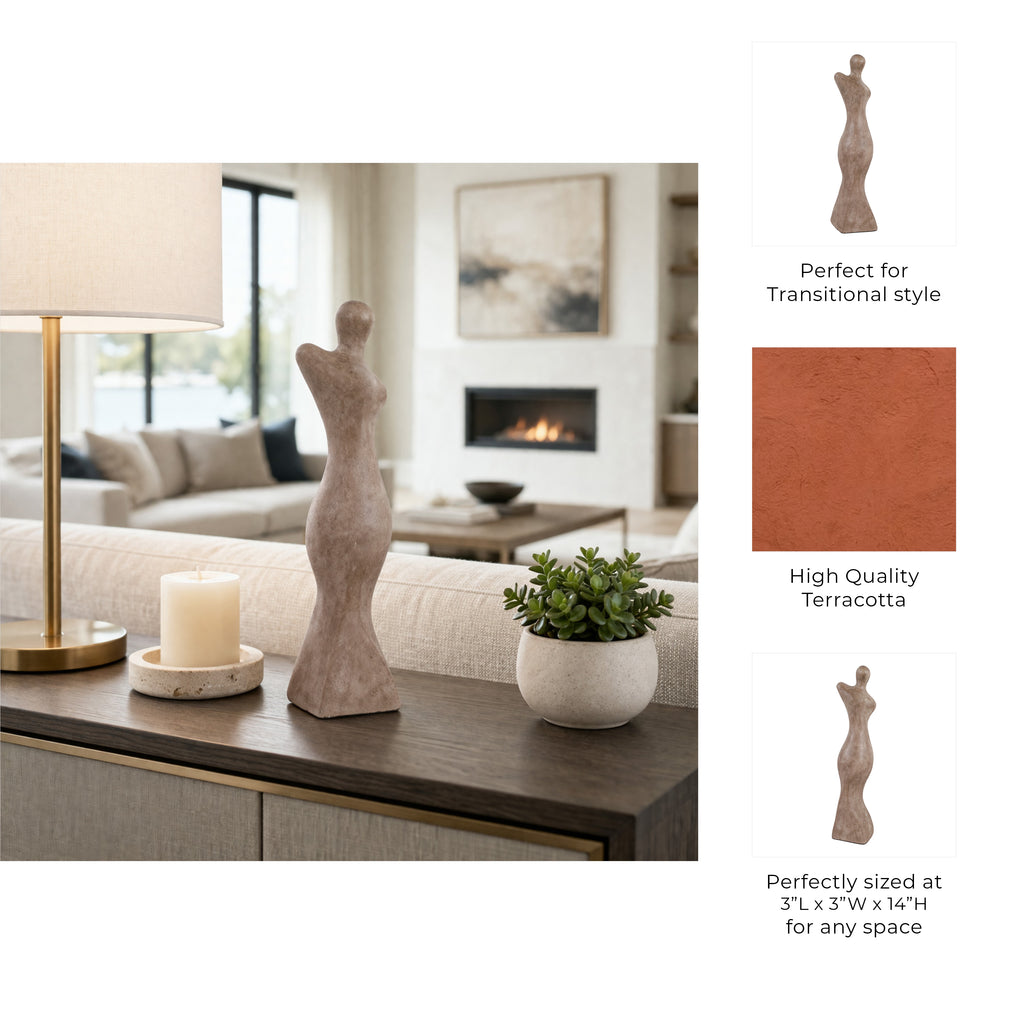 Doriancliff Brown Decor — 14″ — additional view