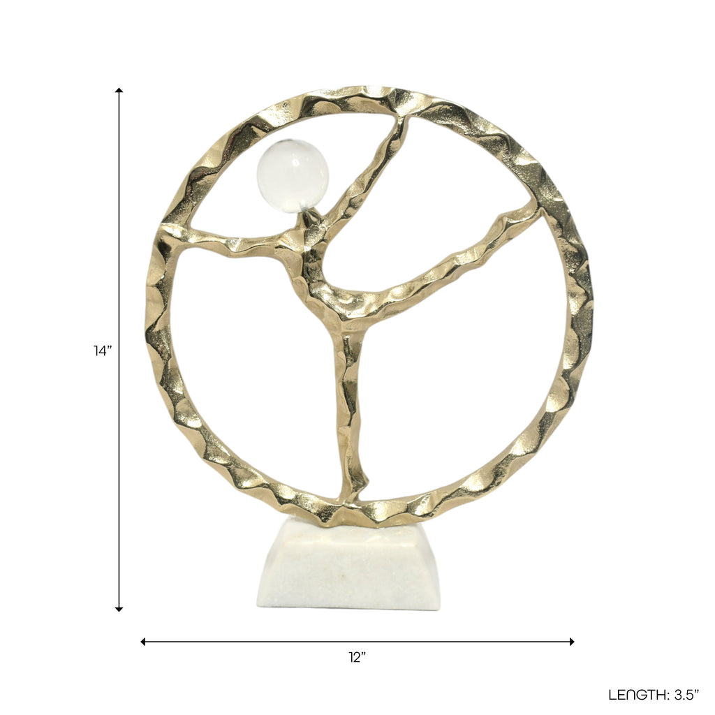 Colbywood Gold Decor — 14″ — additional view