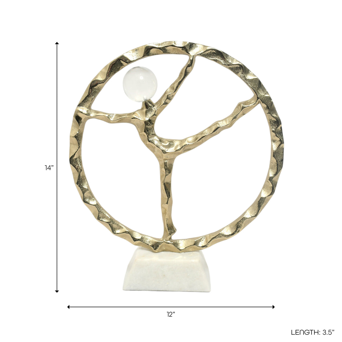 Colbywood Gold Decor — 14″ — additional view