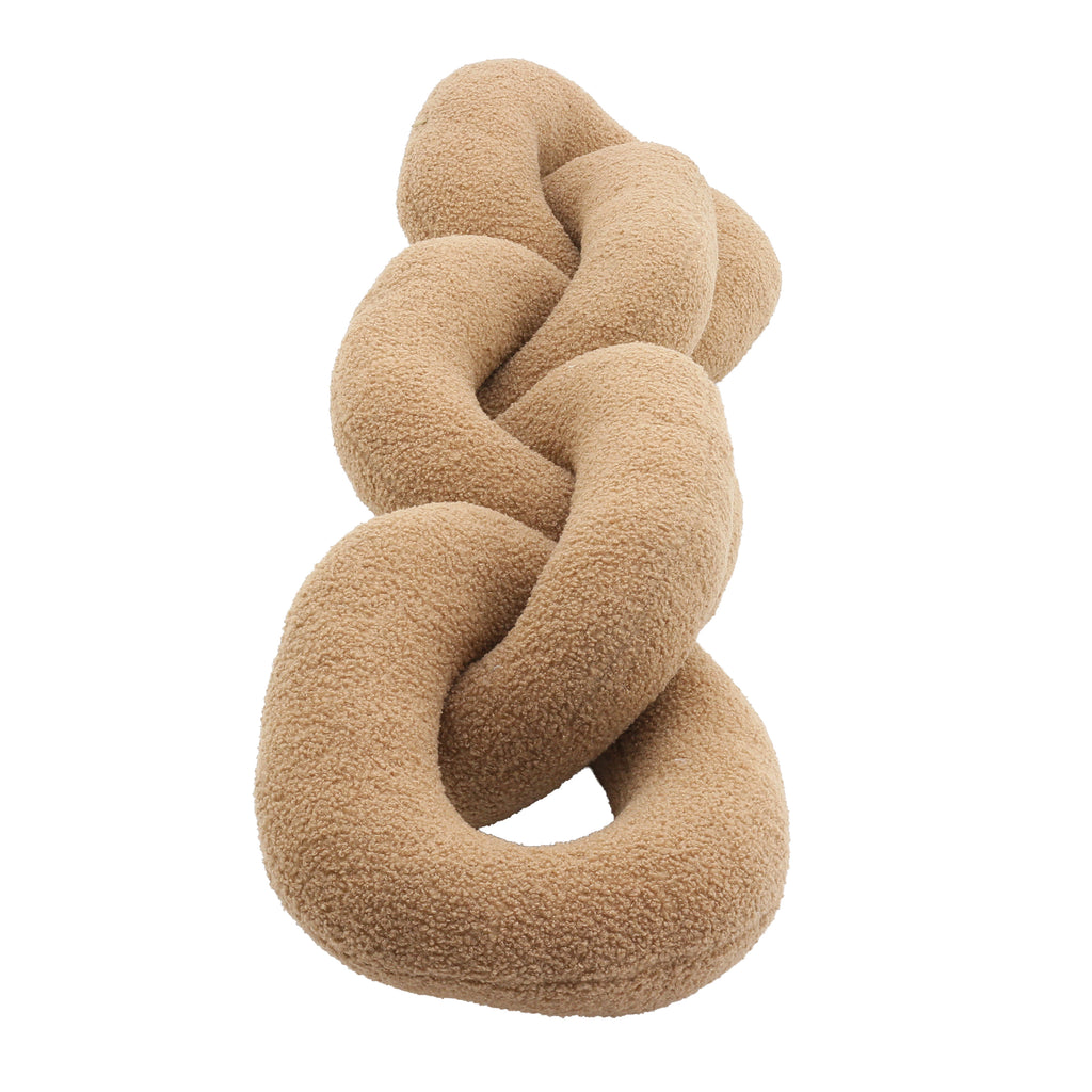 Roseside Brown Pillow — 4″ — additional view