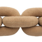 Roseside Brown Pillow — 4″ — additional view