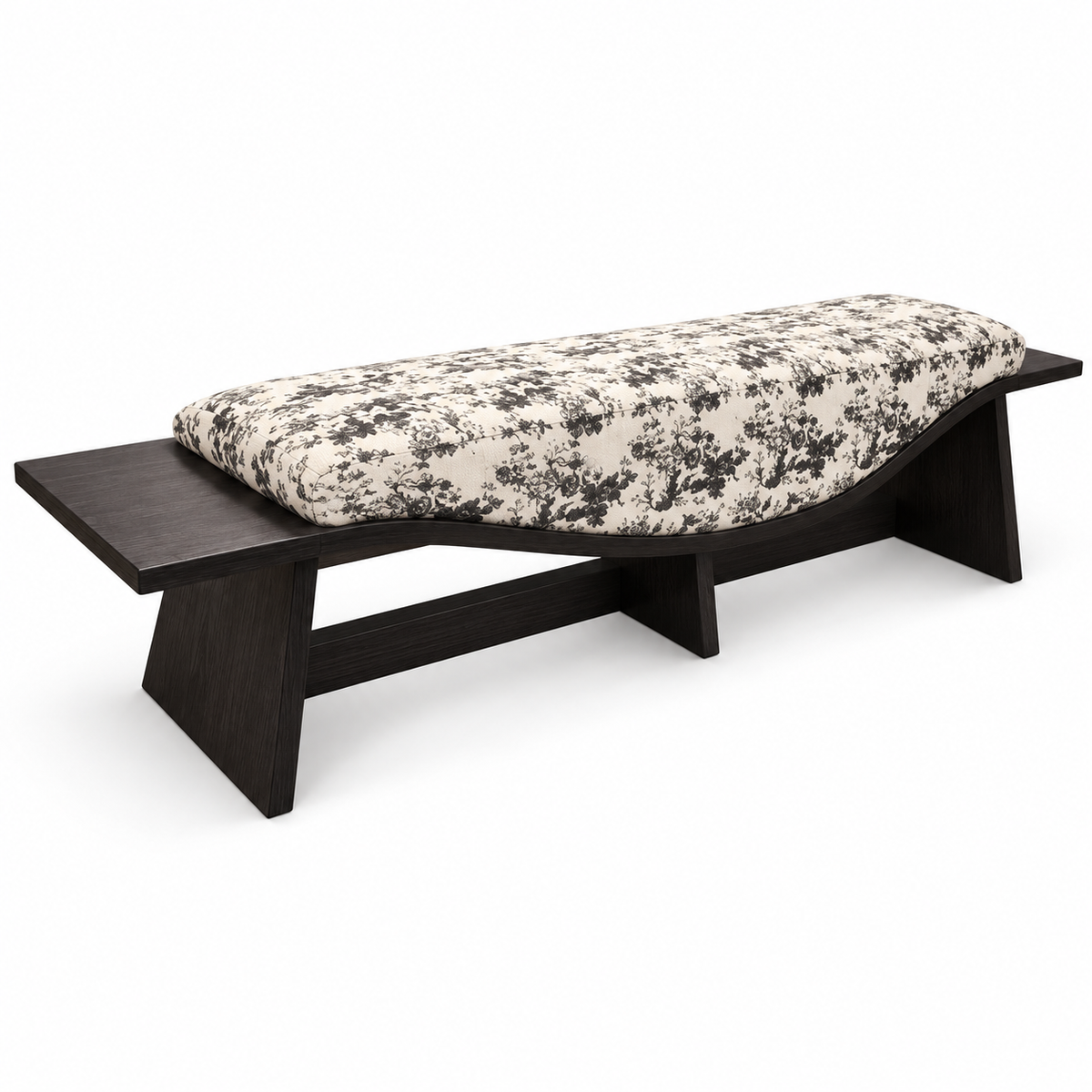 Selvoro Upholstered Bench — studio view