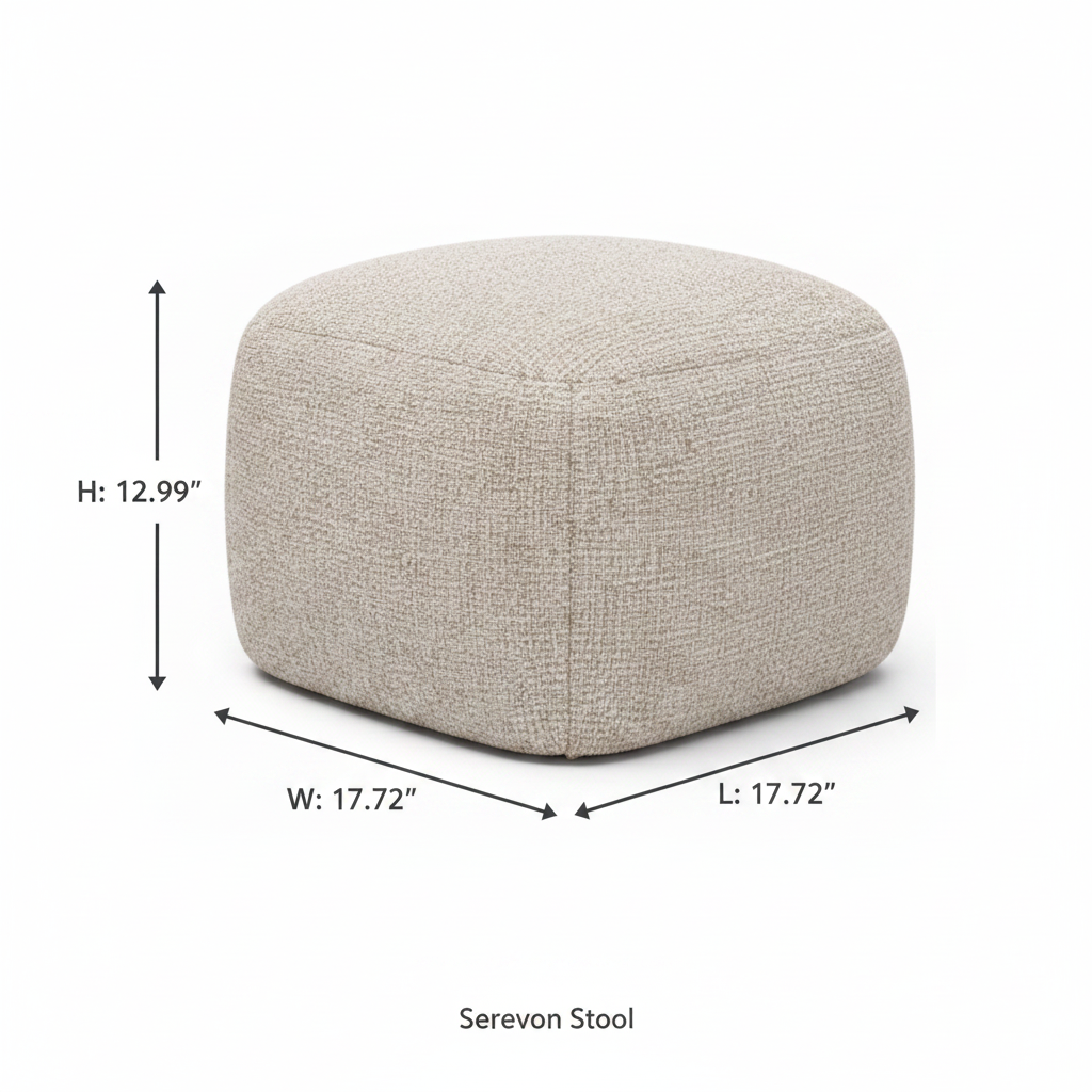 Serevon Stool - Dimension Diagram