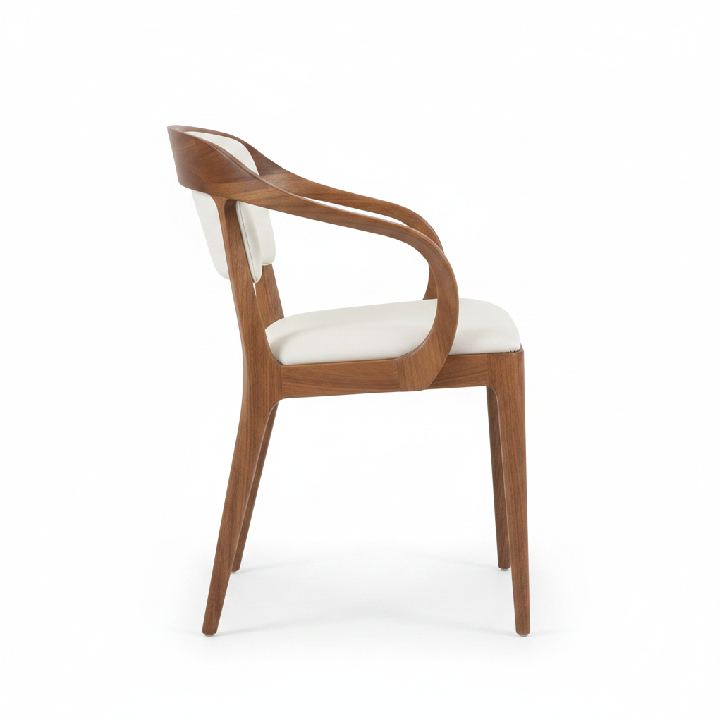 Sidonie Dining Chair - 左侧面