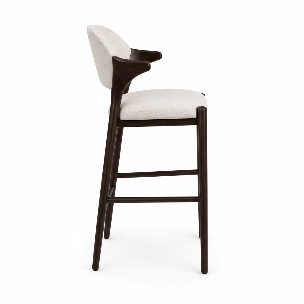 Siena Bar Stool 侧面白底图