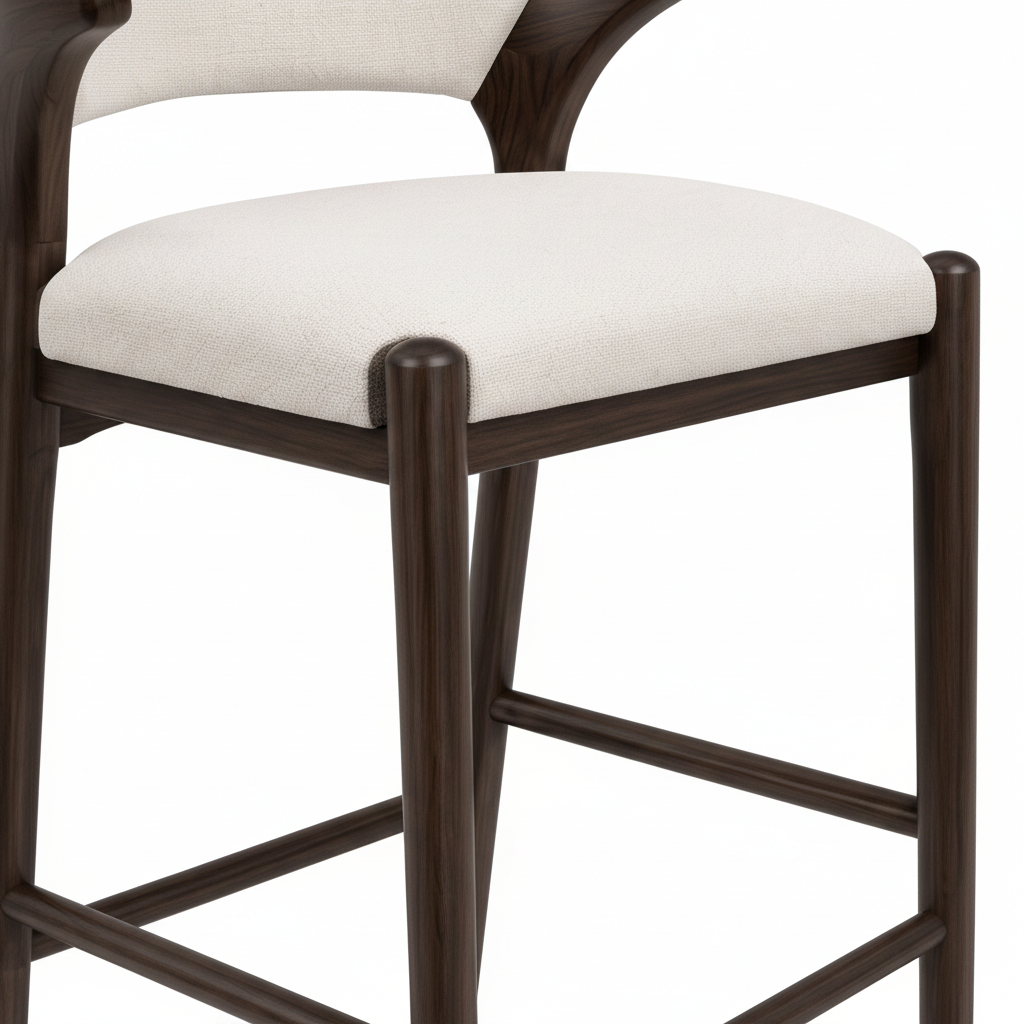 Siena Bar Stool 细节白底图