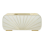 Sirene Desk in Creamy Pearl — rear view