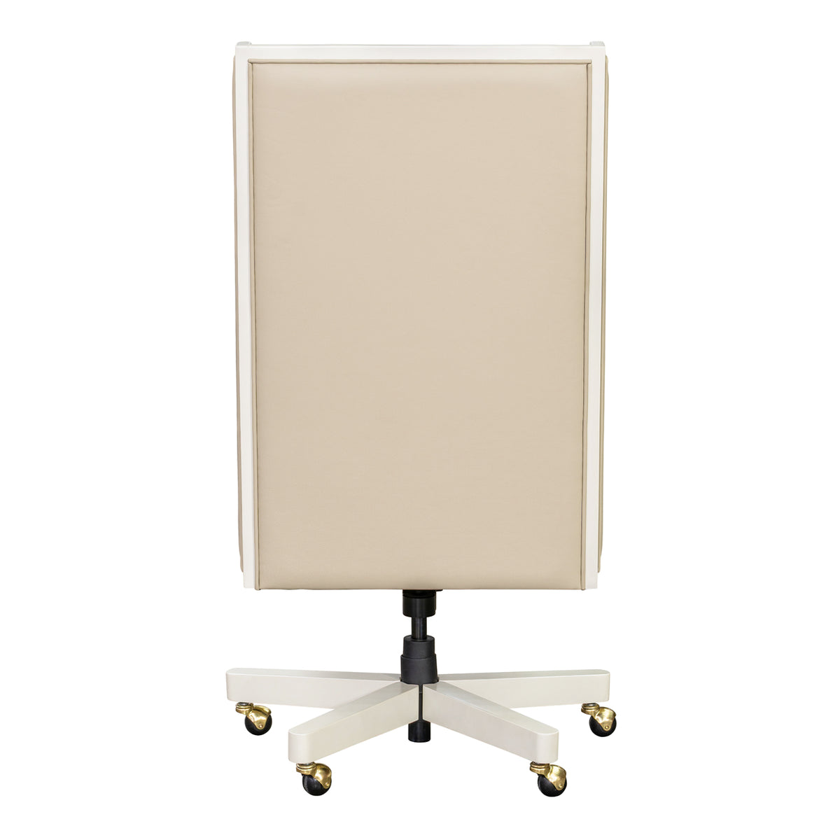Sirene Swivel Desk Chair in Creamy Pearl — rear view