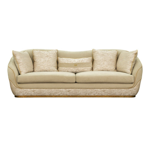 Sirene mansion sofa in Dune Antique Gold — front view