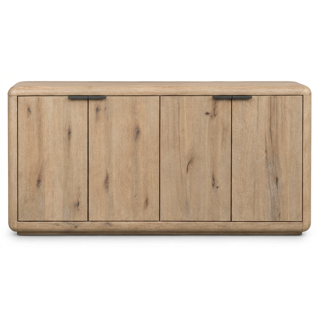 Solenne Arc 4 Door Cabinet - Front View
