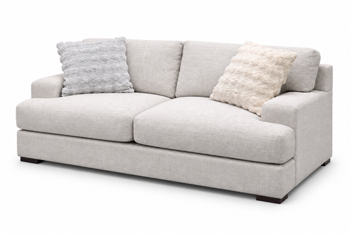 Solmere Linen Loveseat — studio view 2