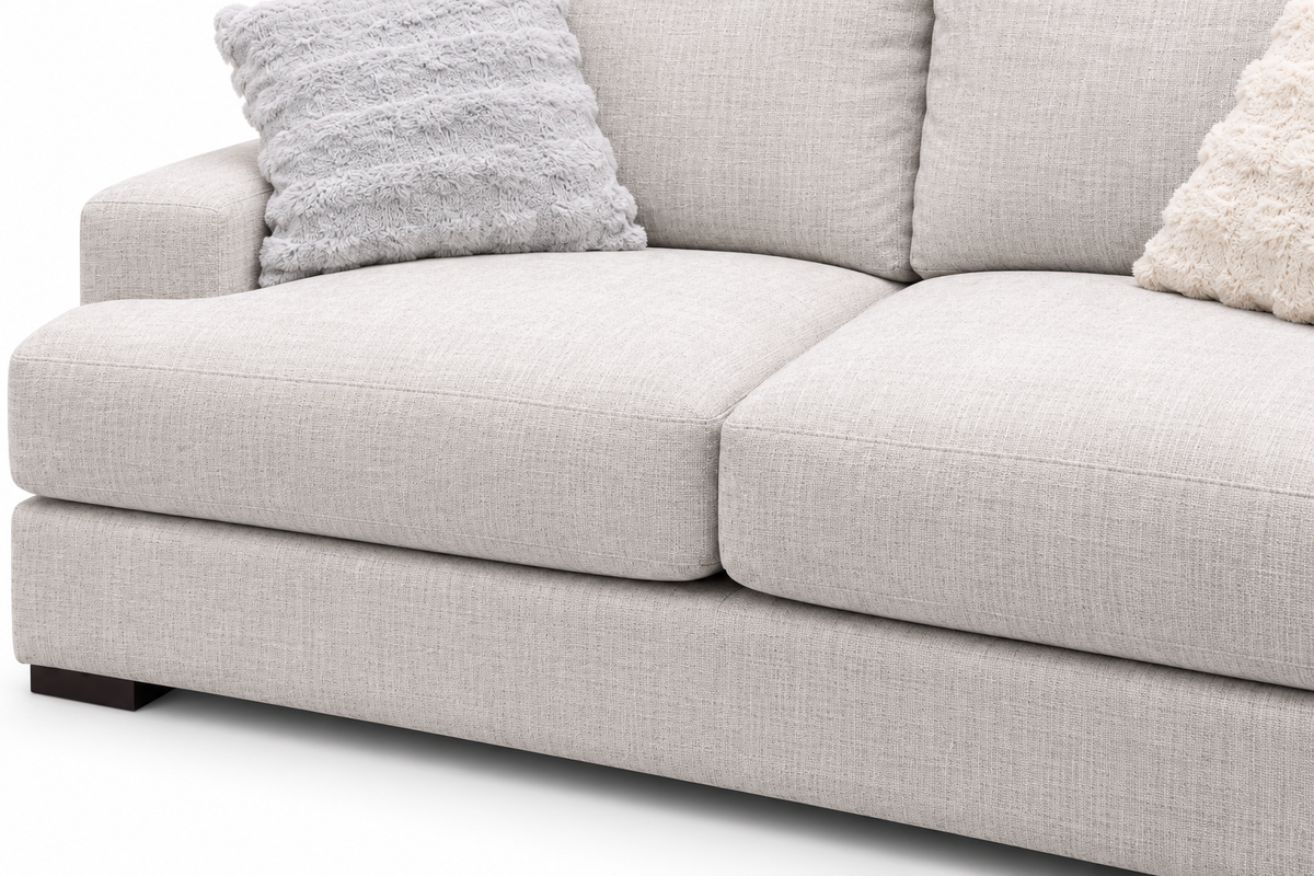 Solmere Linen Loveseat — studio view 4